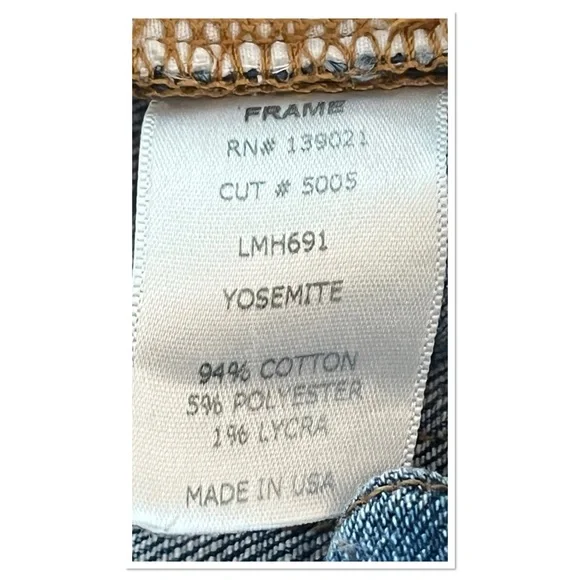 Frame Men’s L’Homme Skinny Distressed Jeans Sz 31